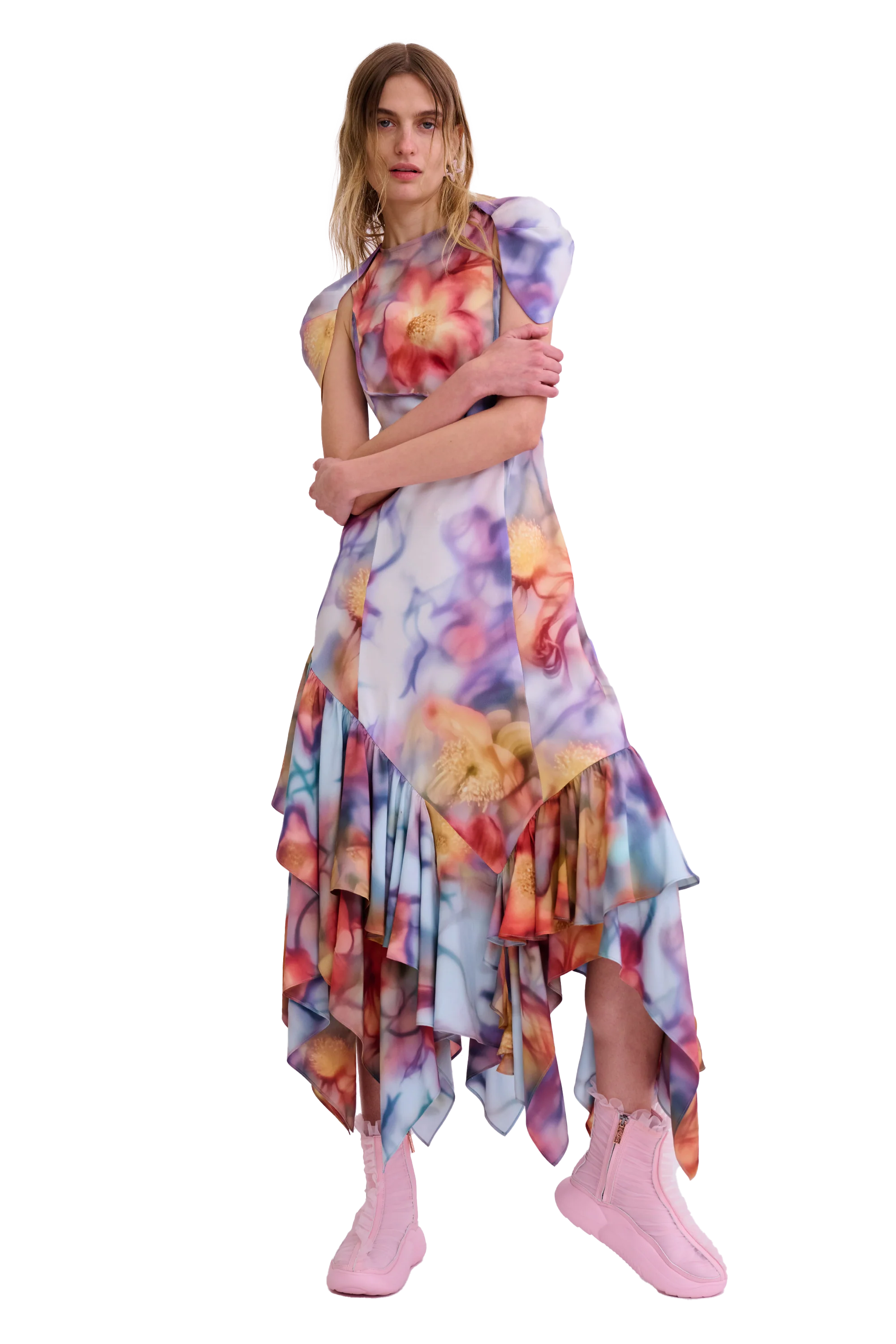 BARBED FLORAL HILLARY DRESS - Image 4