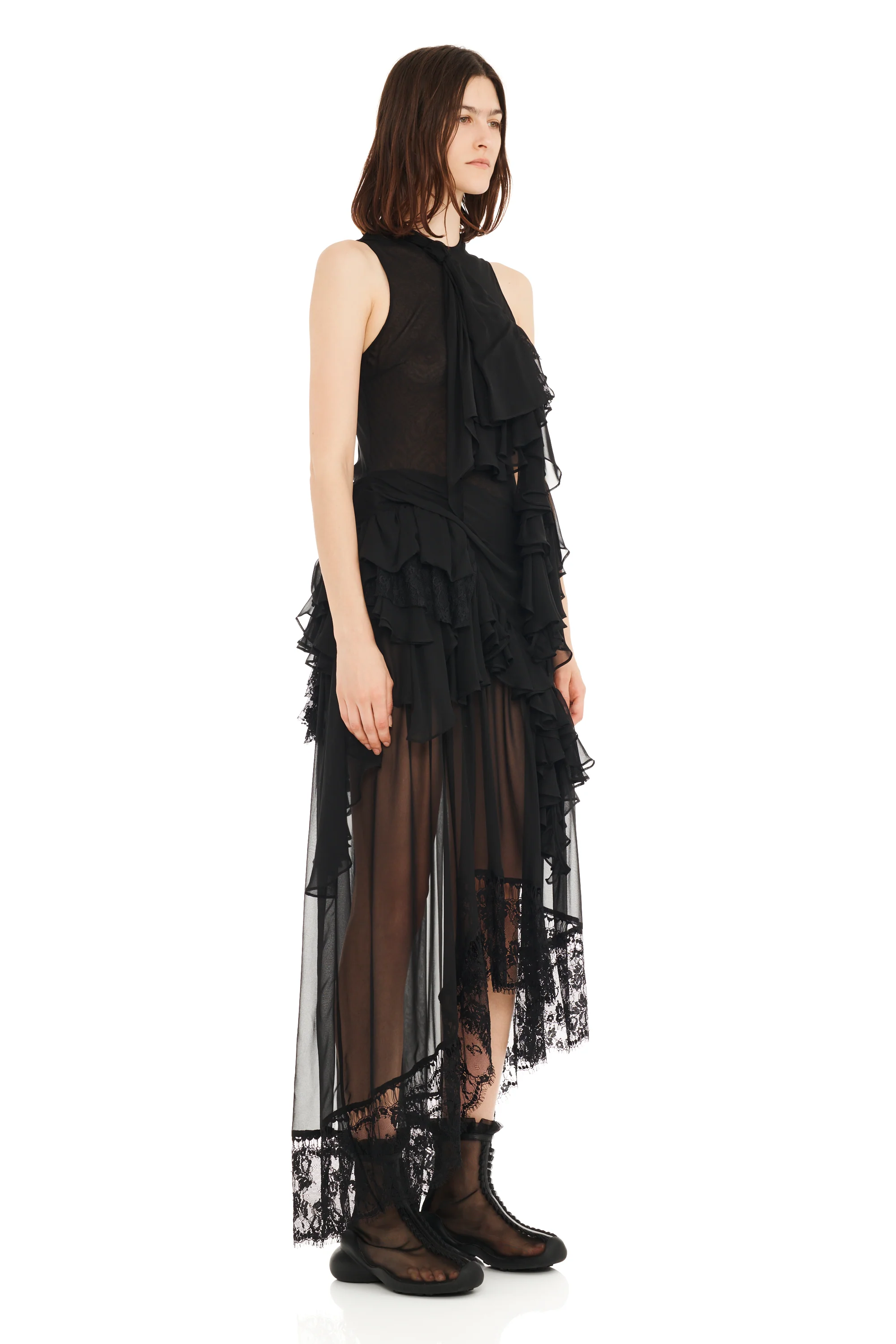 BLACK ANGELICA DRESS - Image 3