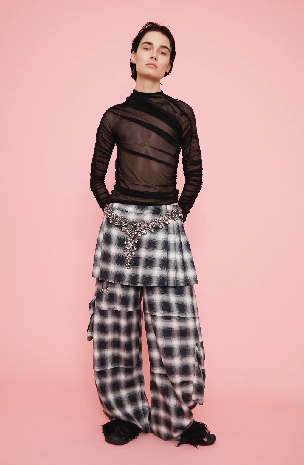 BLACK DIAMOND CHANDELIER NECKLACE - Image 5