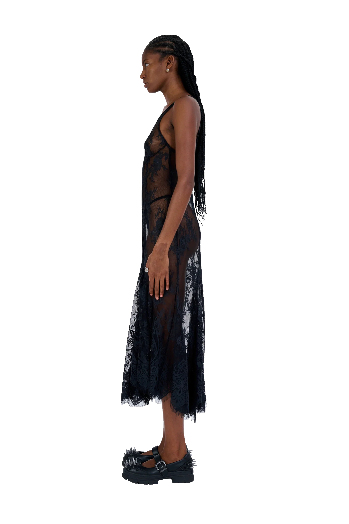 BLACK PAMELA DRESS - Image 5