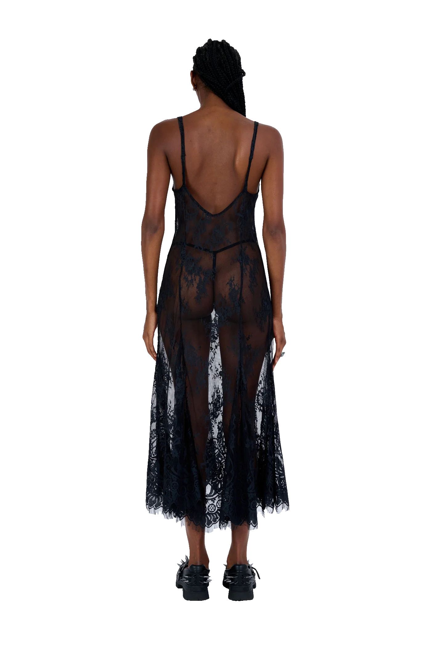 BLACK PAMELA DRESS - Image 6