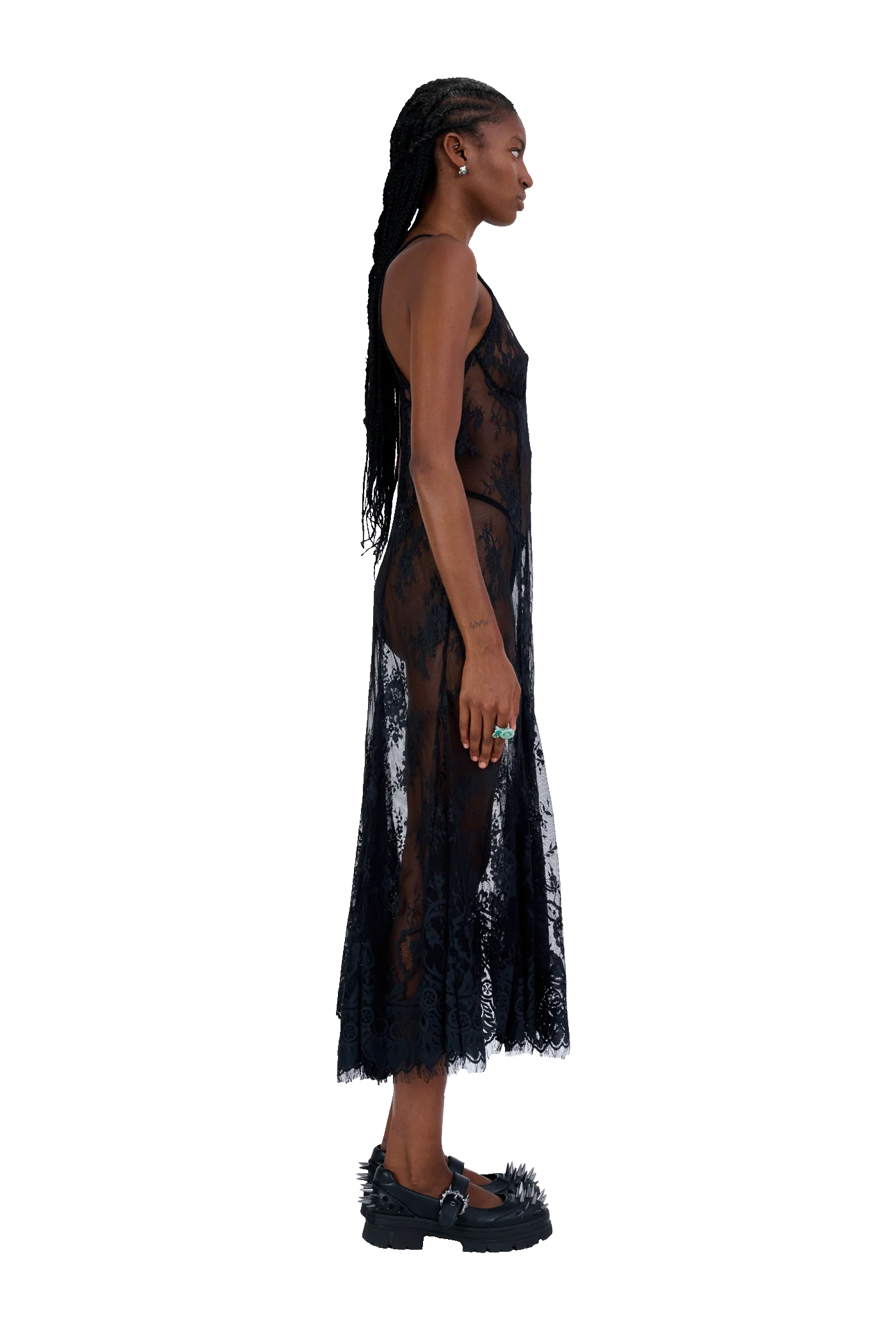 BLACK PAMELA DRESS - Image 7