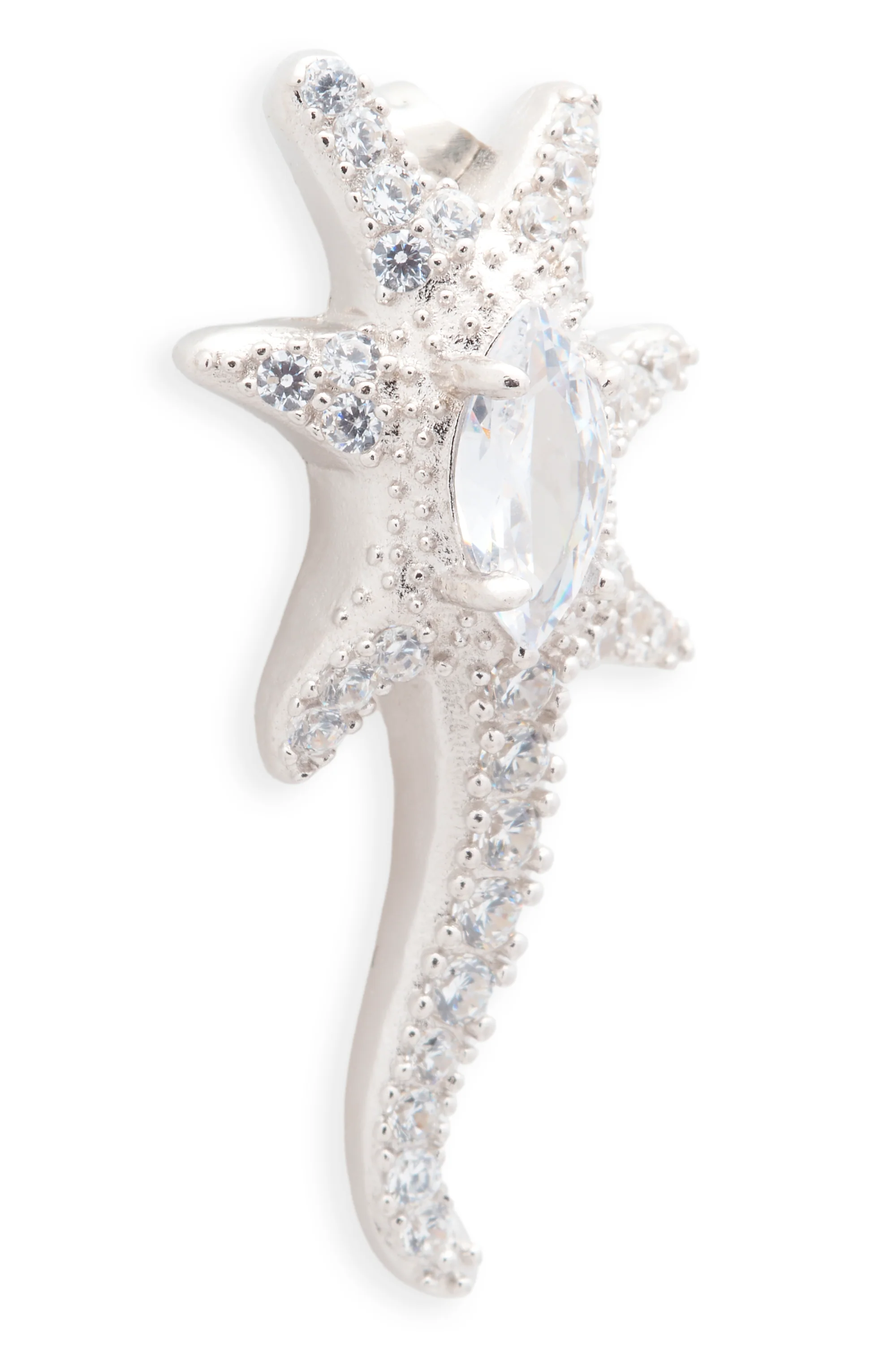 CRYSTAL CLEAR STAR TRAIL EARRINGS - Image 3