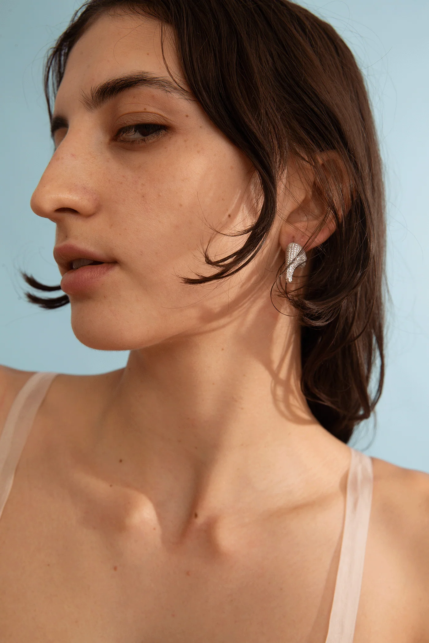CRYSTAL SUPER THORN EARRING - Image 3