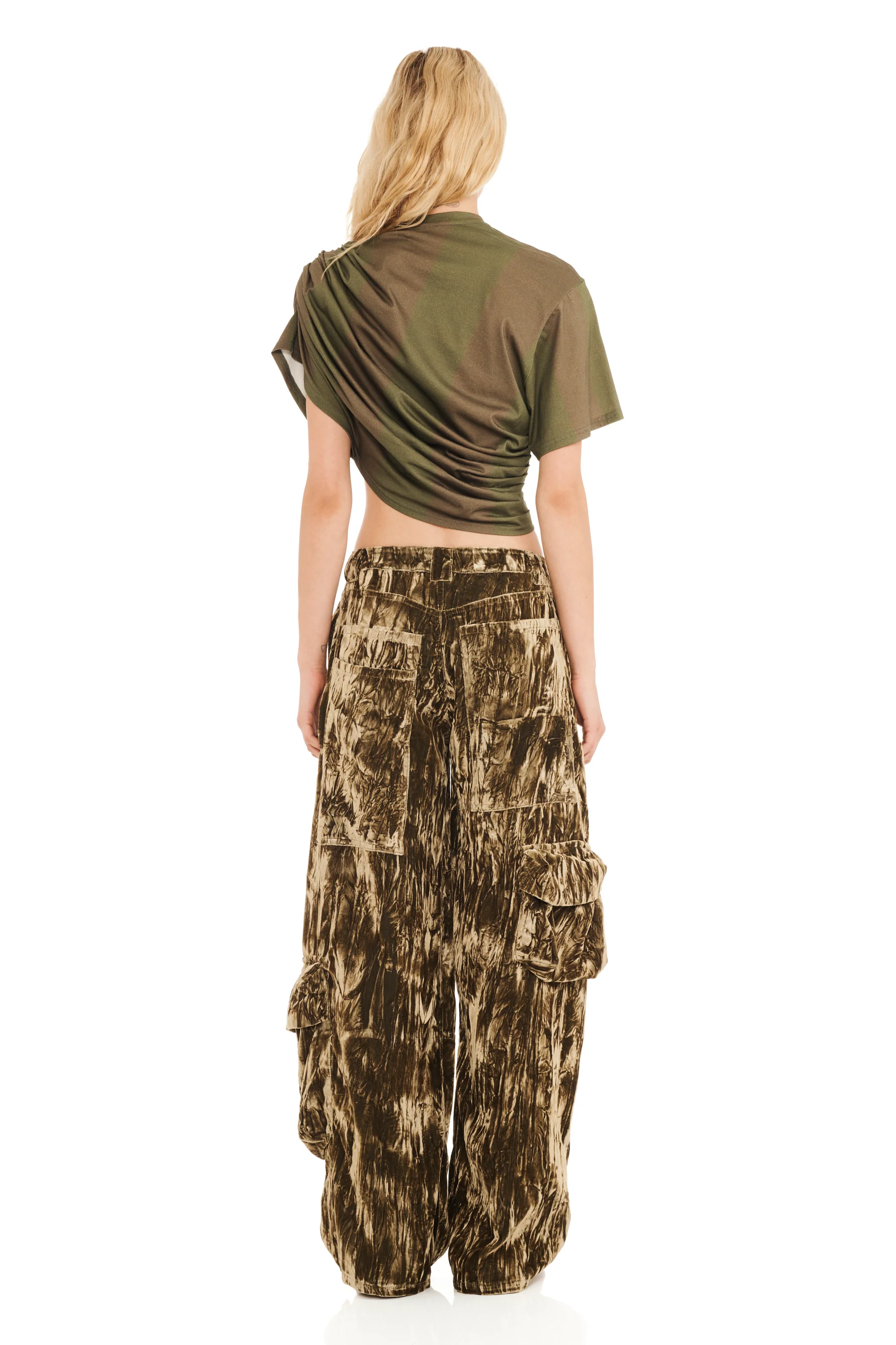 LAWN CARGO PANT MOSS VELVET - Image 4