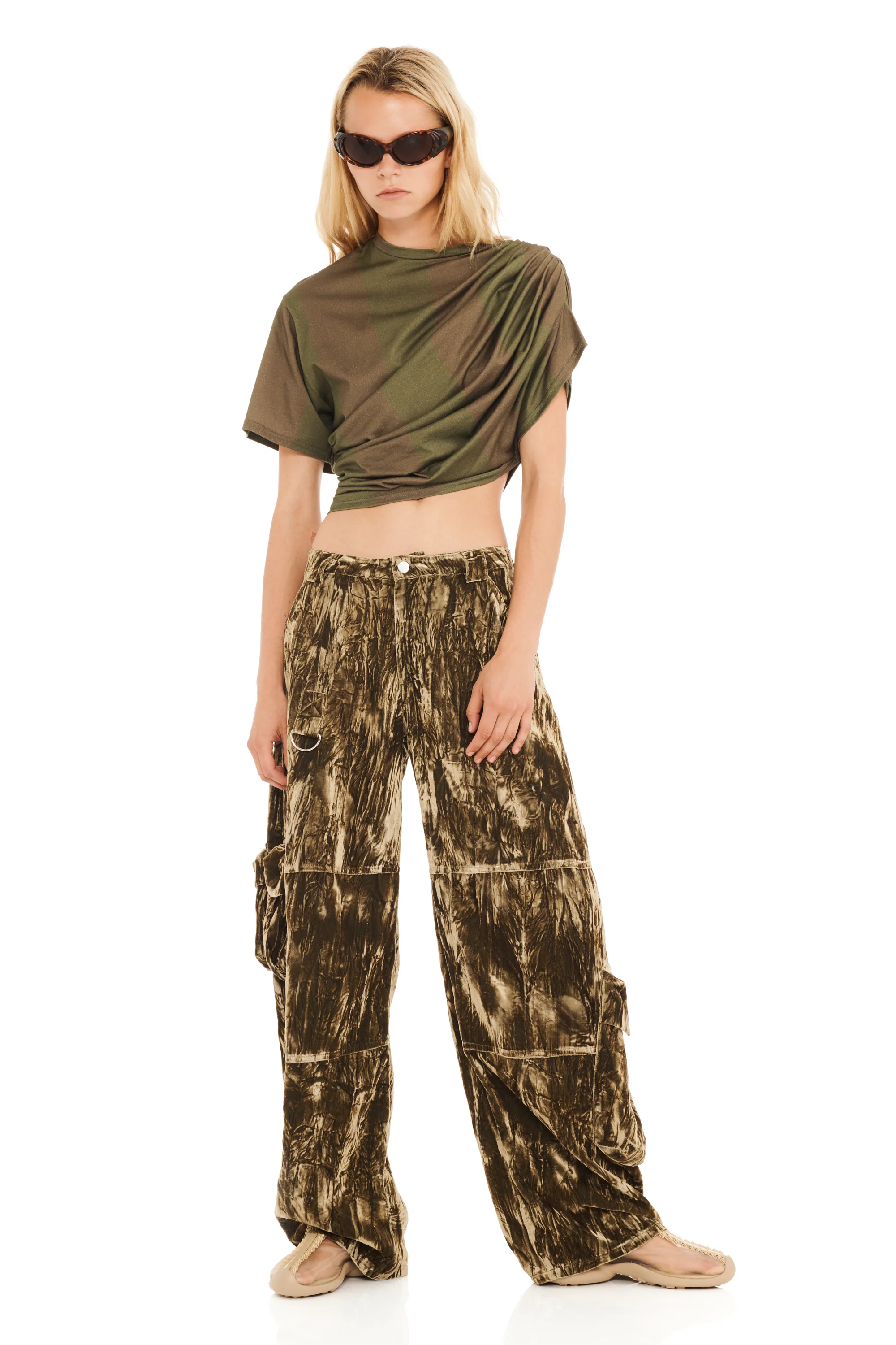 LAWN CARGO PANT MOSS VELVET - Image 5