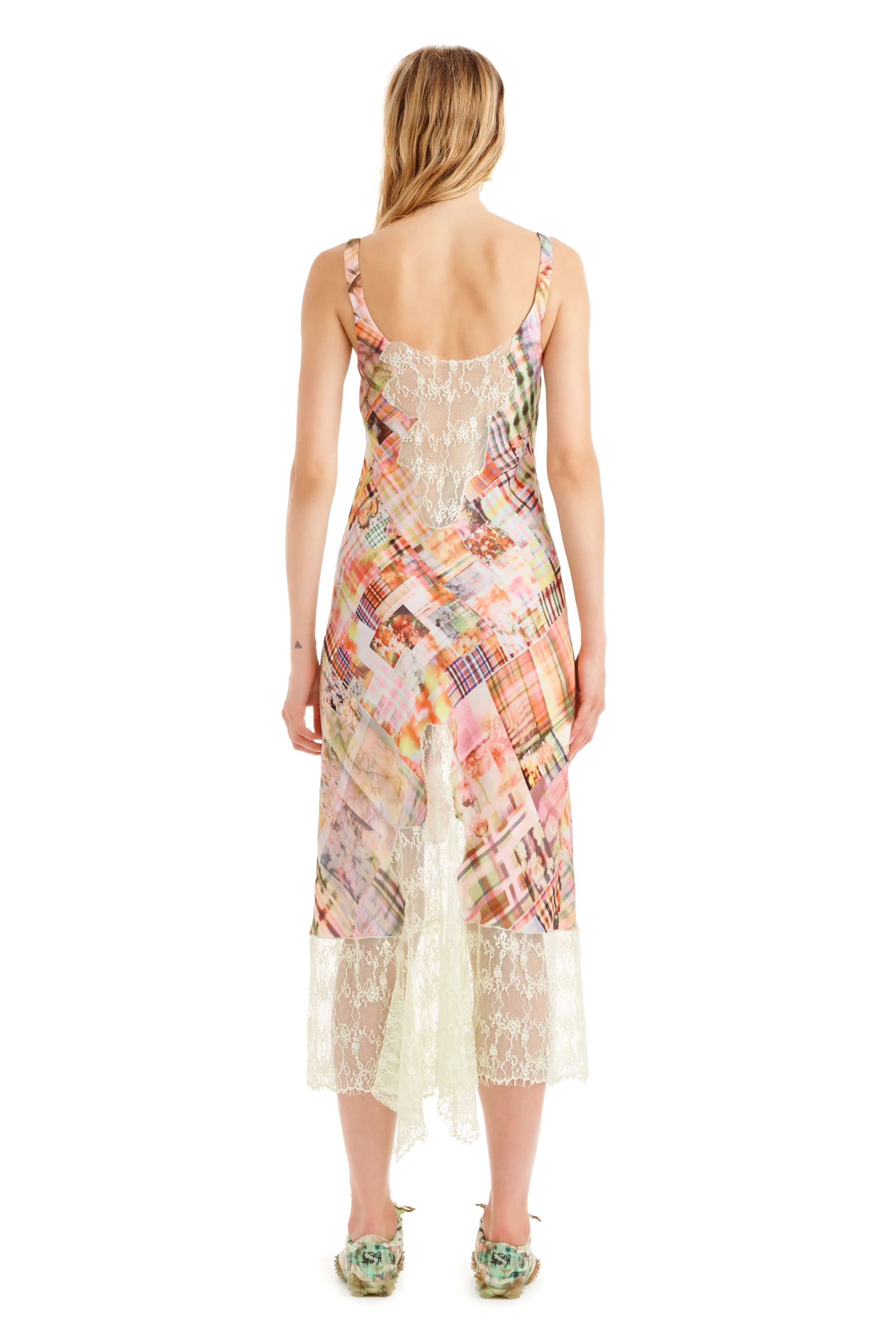 MULTI PLAID ANEMONE DRESS - Image 6