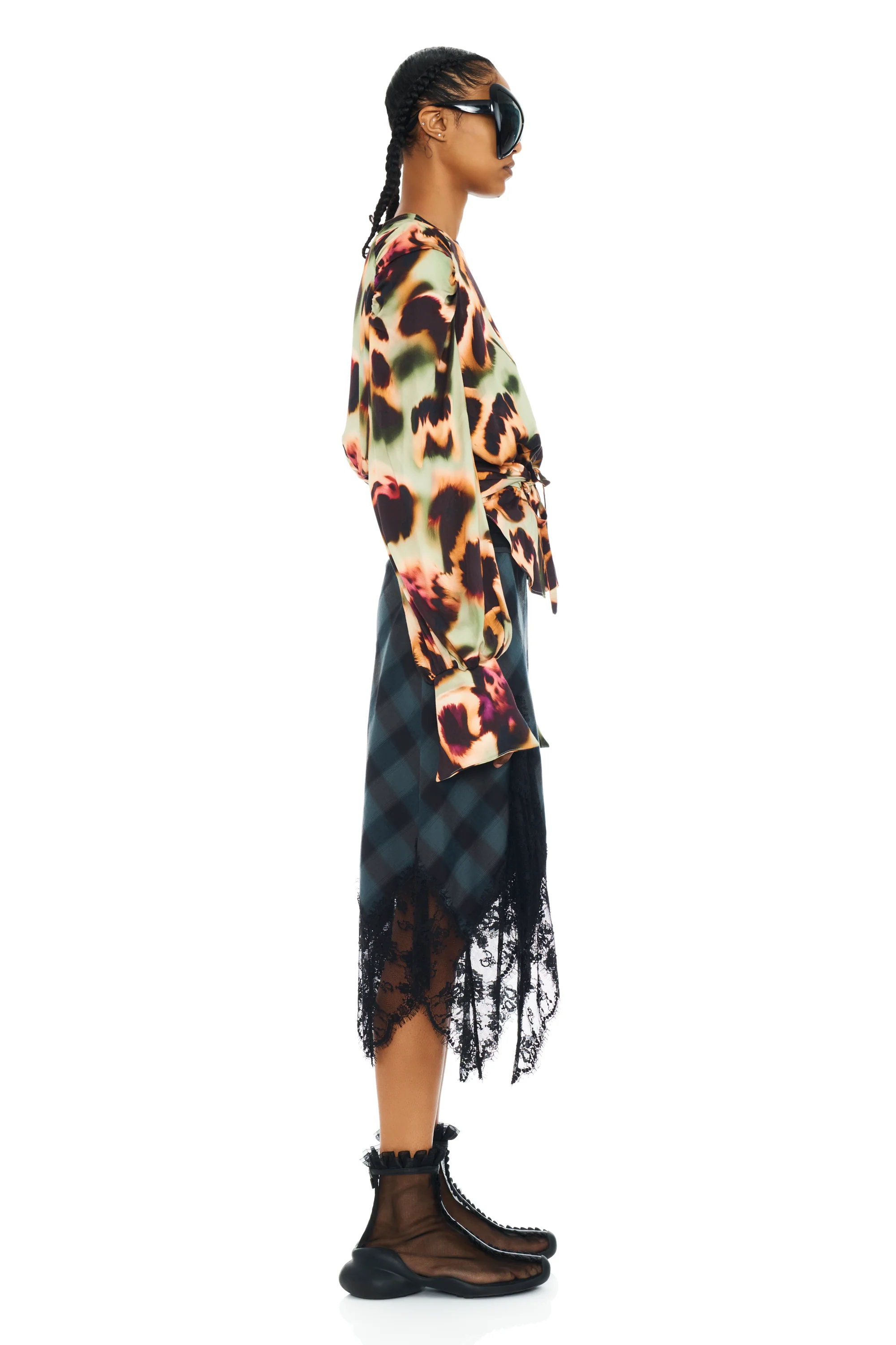 SEA PINE PLAID WATERLILY SKIRT - Image 10