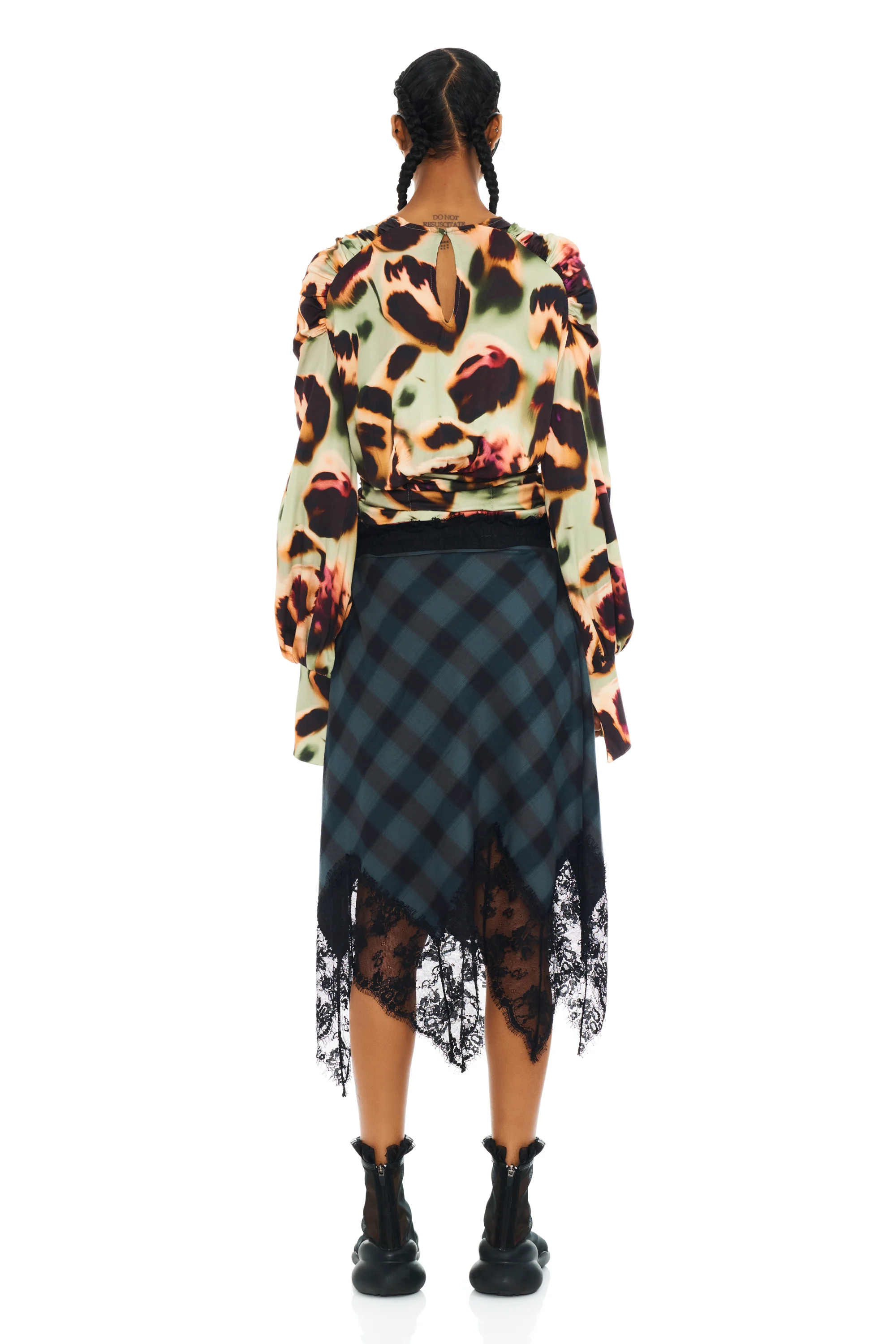 SEA PINE PLAID WATERLILY SKIRT - Image 11