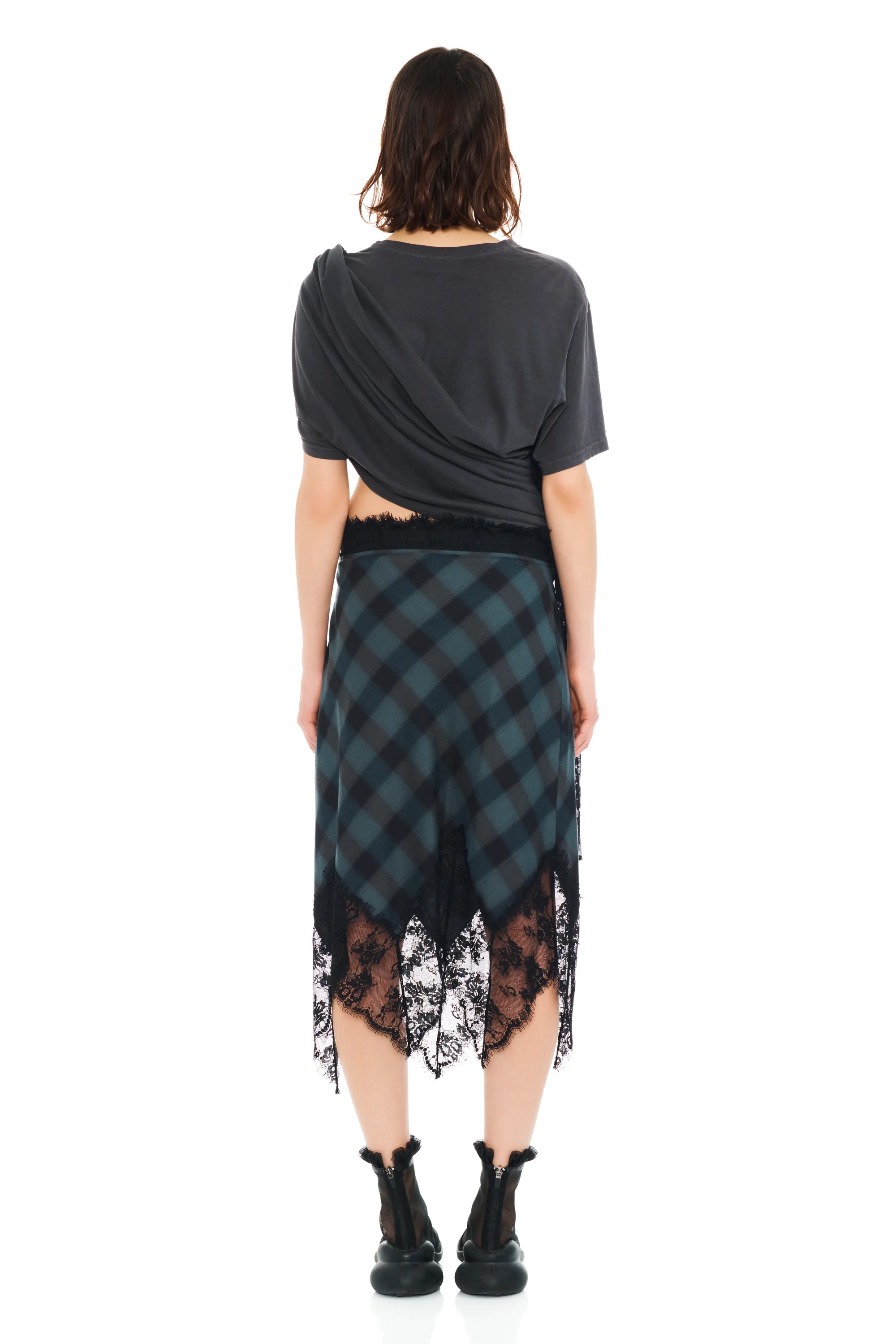 SEA PINE PLAID WATERLILY SKIRT - Image 7