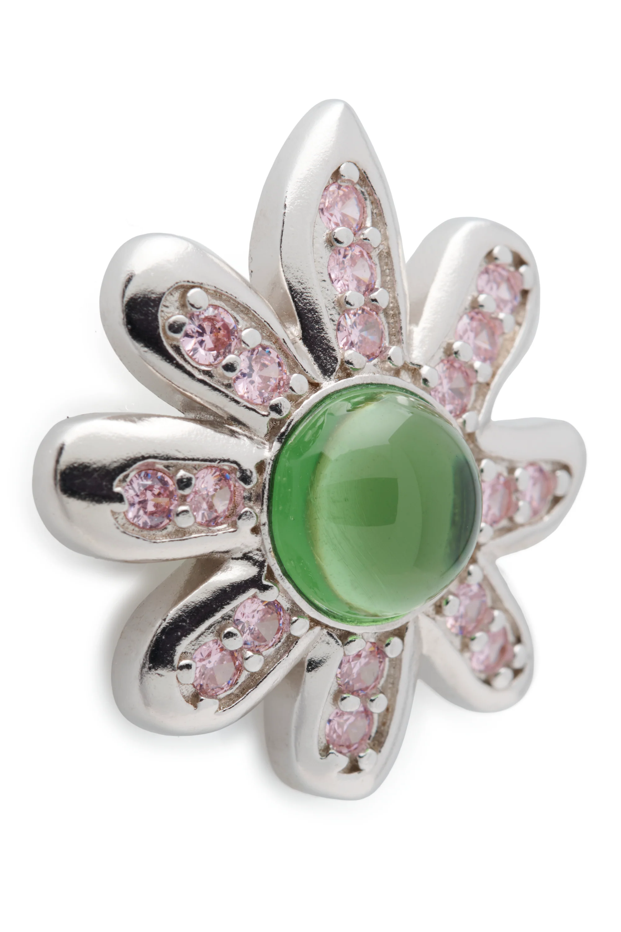 PINK APPLE CHAMOMILE EARRING - Image 3