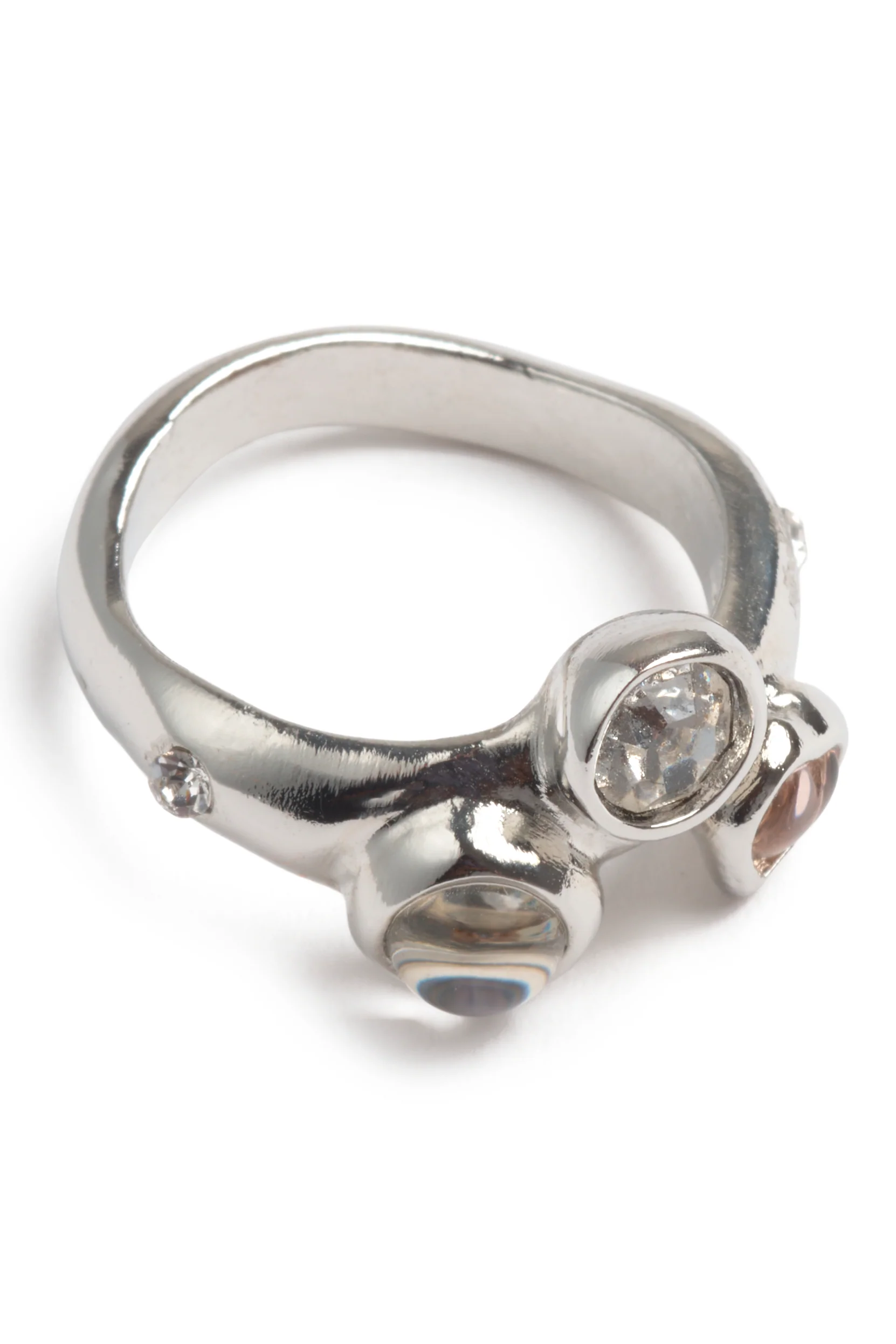 SILVER CLEAR FLORENCE RING - Image 4