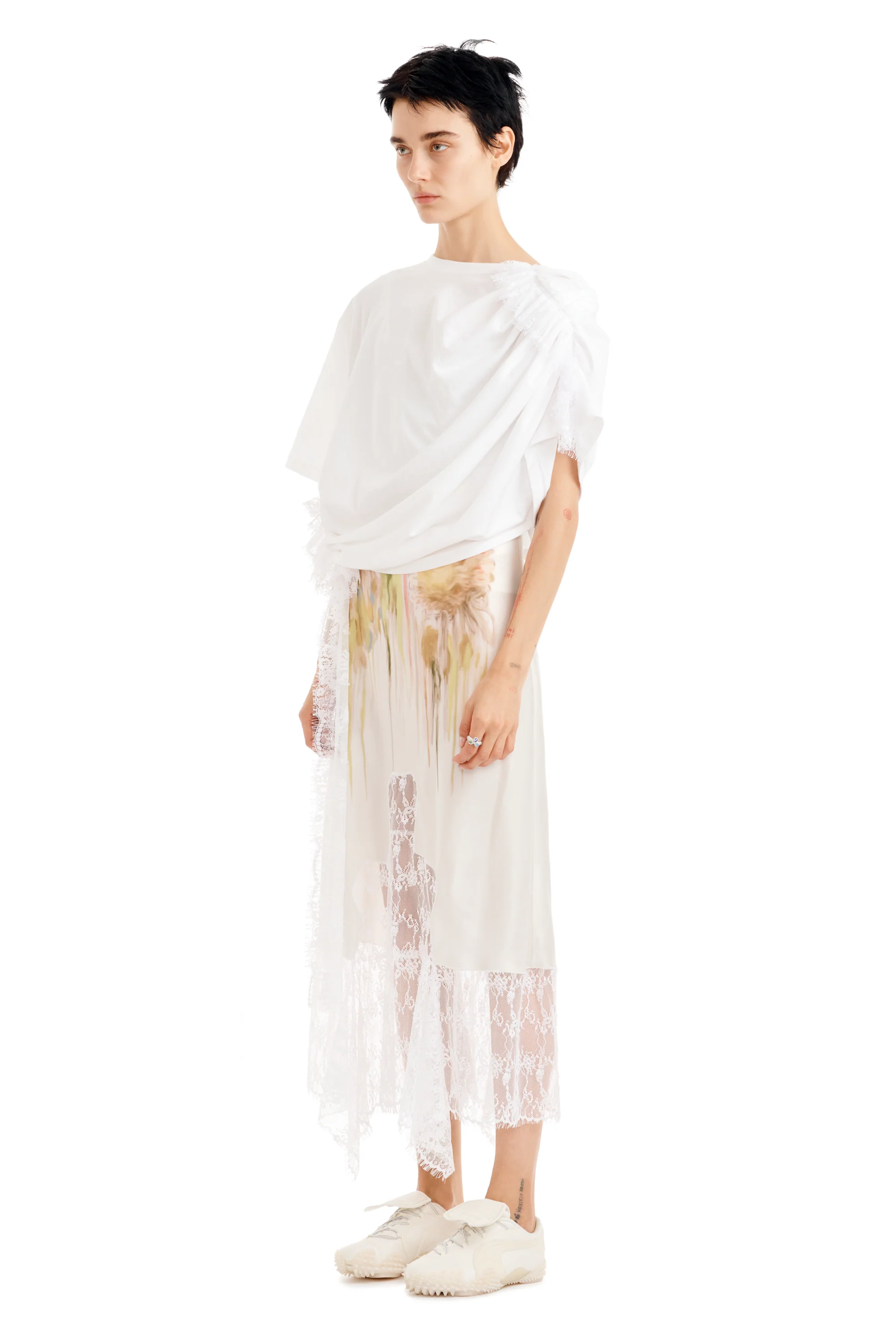 WHITE LACE EVA TEE - Image 10