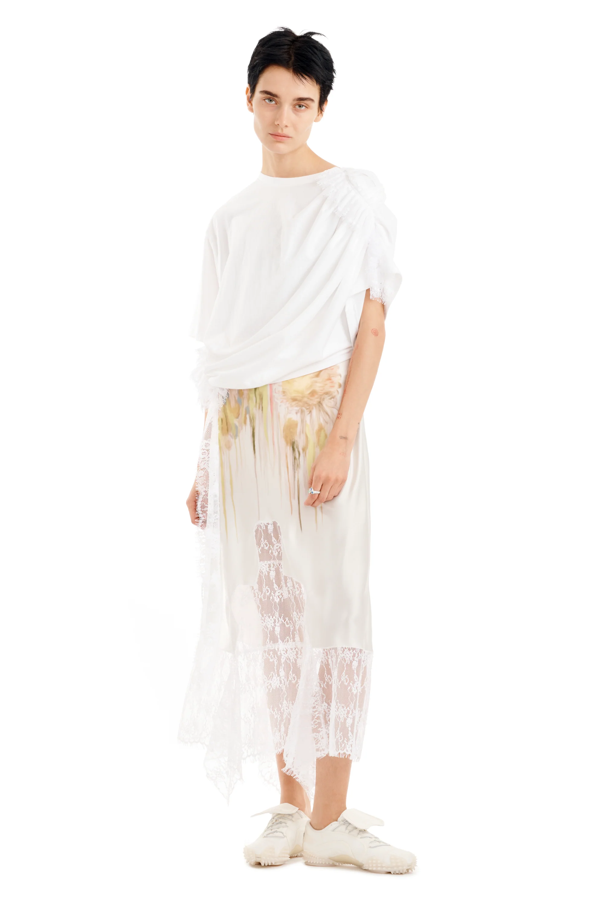 WHITE LACE EVA TEE - Image 13