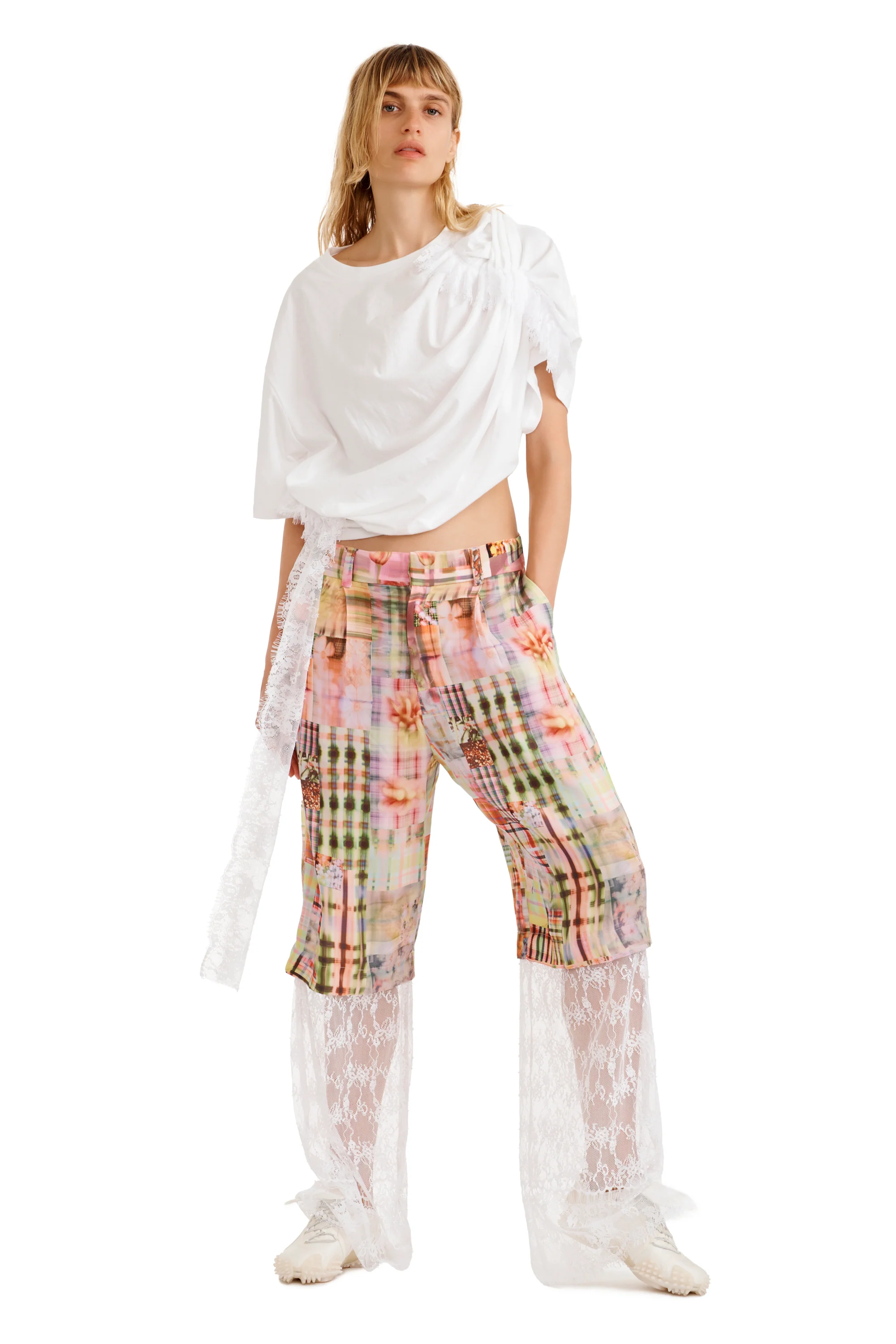 WHITE LACE EVA TEE - Image 8