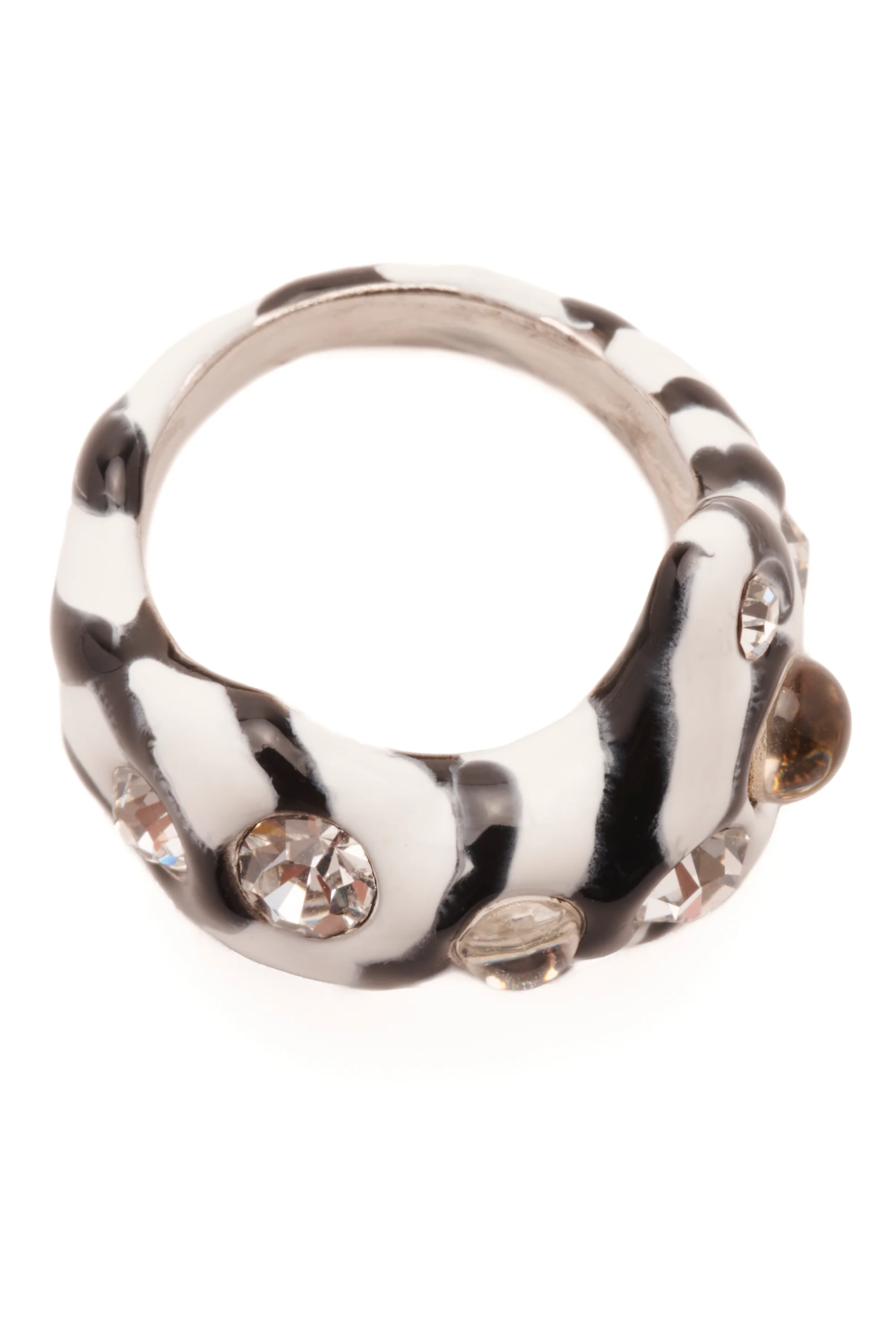 ZEBRA STRIPE BAT RING - Image 3